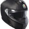 AGV Sportmodular Carbon Solid Helmet -Revzilla Motorcycle Shop agv helmets agv sport modular glossy