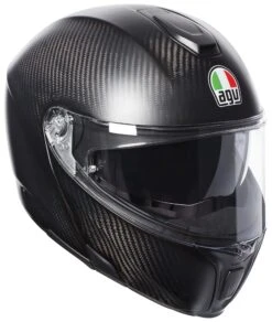 AGV Sportmodular Carbon Solid Helmet -Revzilla Motorcycle Shop agv helmets agv sport modular matt