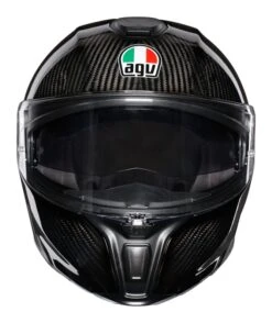 AGV Sportmodular Carbon Solid Helmet -Revzilla Motorcycle Shop agv sportmodular carbon solid helmet black 2
