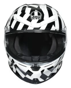 AGV K6 Secret Helmet -Revzilla Motorcycle Shop agvk6 secret helmet black white 5