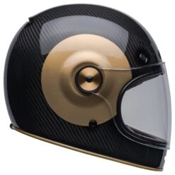 Bell Helmets Bell Bullitt Carbon TT Helmet 7 Bell Helmets Bell Bullitt Carbon TT Helmet -Revzilla Motorcycle Shop bell bullitt carbon tt helmet gloss black gold 5