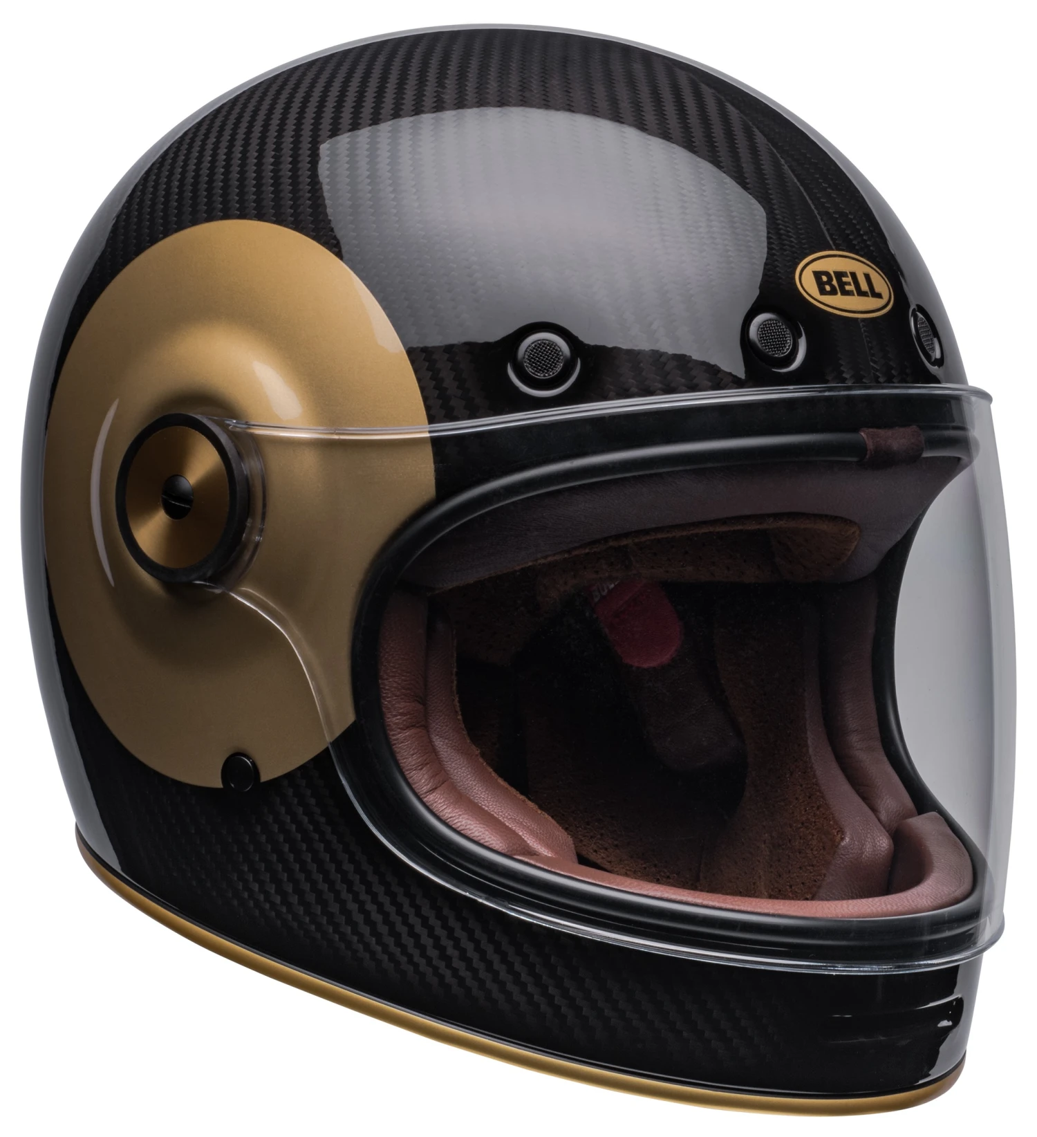 Bell Bullitt Carbon TT Helmet Bell Helmets Bell Bullitt Carbon TT Helmet -Revzilla Motorcycle Shop bell bullitt carbon tt helmet gloss black gold 6