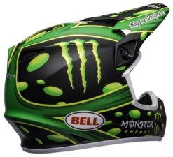 Bell Helmets Bell MX-9 Mips Showtime Helmet -Revzilla Motorcycle Shop bell mx9 mips showtime helmet black green 4