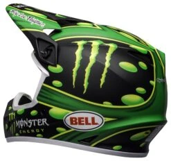Bell Helmets Bell MX-9 Mips Showtime Helmet -Revzilla Motorcycle Shop bell mx9 mips showtime helmet black green 6