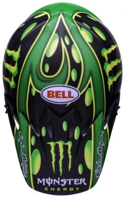 Bell Helmets Bell MX-9 Mips Showtime Helmet -Revzilla Motorcycle Shop bell mx9 mips showtime helmet black green 8