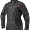 Firstgear Triton Women's Rain Jacket -Revzilla Motorcycle Shop firstgear triton womens rain jacket black pink