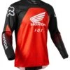 Fox Racing 180 Honda Jersey -Revzilla Motorcycle Shop fox racing180 honda jersey black red