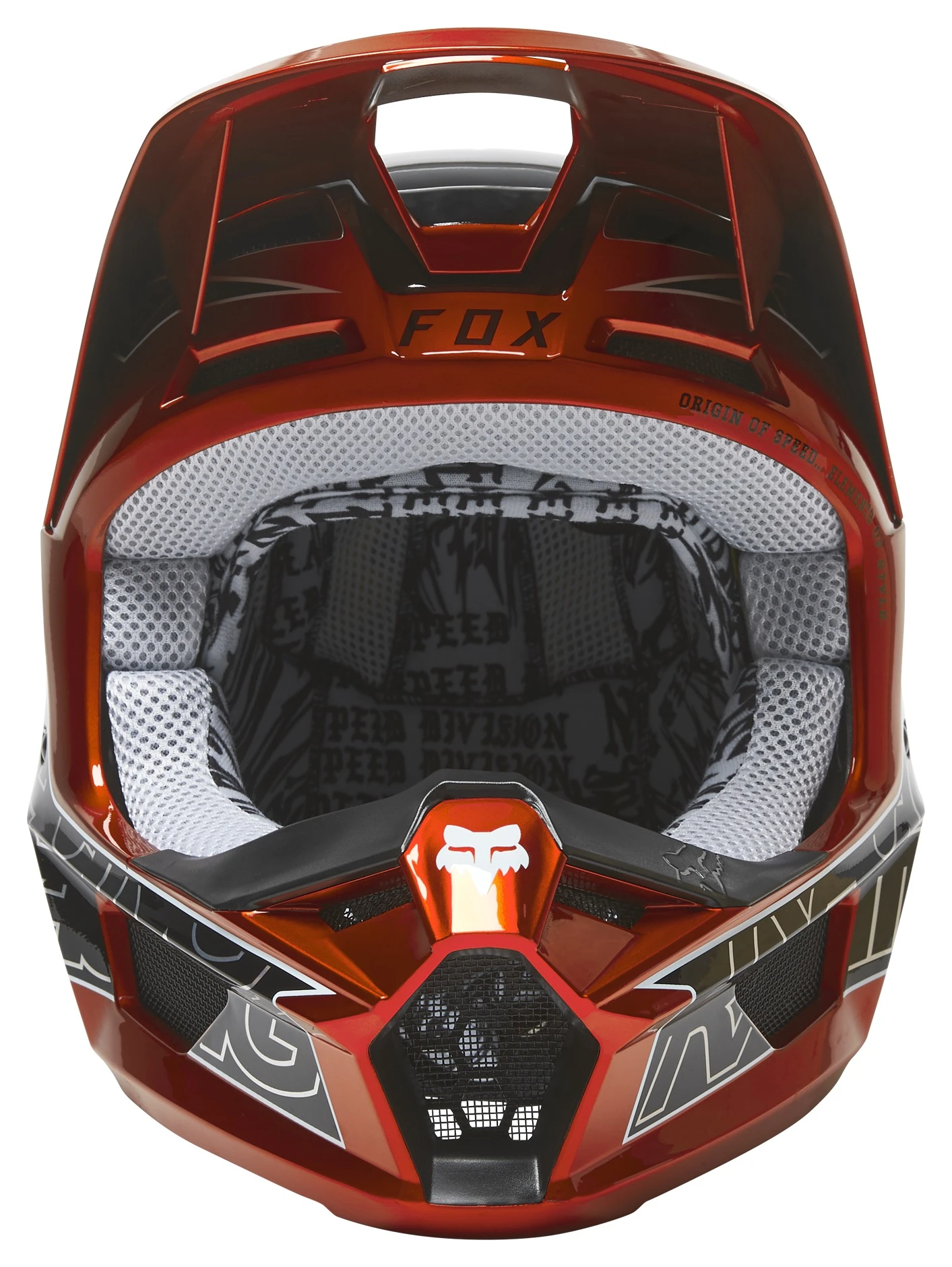 Fox Racing V1 Peril Helmet Fox Racing V1 Peril Helmet -Revzilla Motorcycle Shop fox racing v1 peril helmet red 1