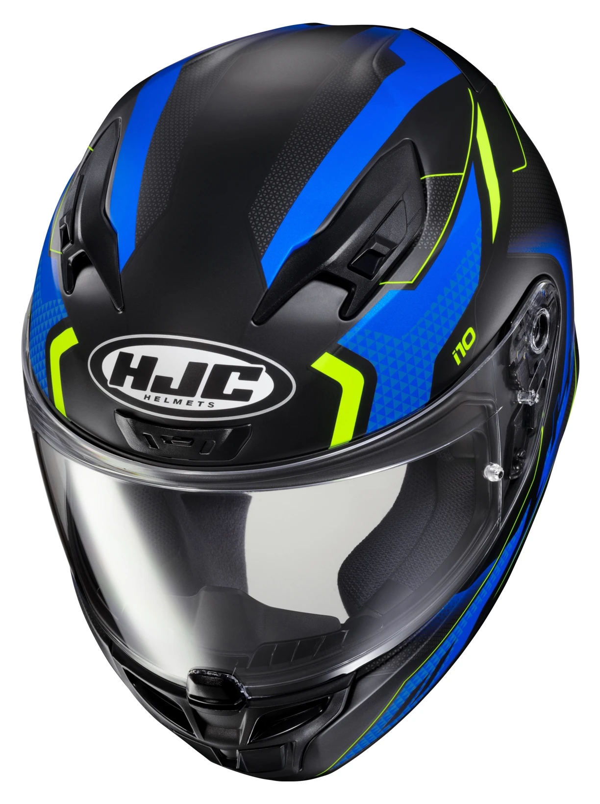 HJC i10 Robust Helmet HJC I10 Robust Helmet -Revzilla Motorcycle Shop hj ci10 robust helmet black blue 2