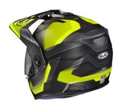 HJC DS-X1 Synergy Helmet -Revzilla Motorcycle Shop hjcdsx1 synergy helmet black hi viz 1