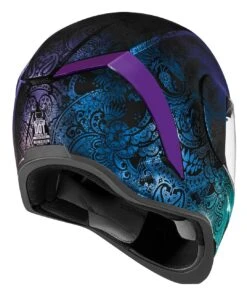 Icon Airform Chantilly Opal Helmet -Revzilla Motorcycle Shop icon hlmt afrm chnt opal blue 2