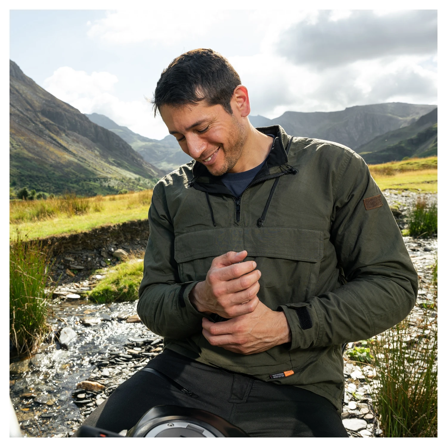 Merlin Outlaw D3O Explorer Jacket Merlin Outlaw D3O Explorer Jacket -Revzilla Motorcycle Shop merlin outlaw d3 o explorer smock green 2