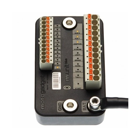 Motogadget m-Unit Blue Digital Control And Fuse Box Motogadget M-Unit Blue Digital Control And Fuse Box -Revzilla Motorcycle Shop motogadgetm unit blue digital control and fuse box 1