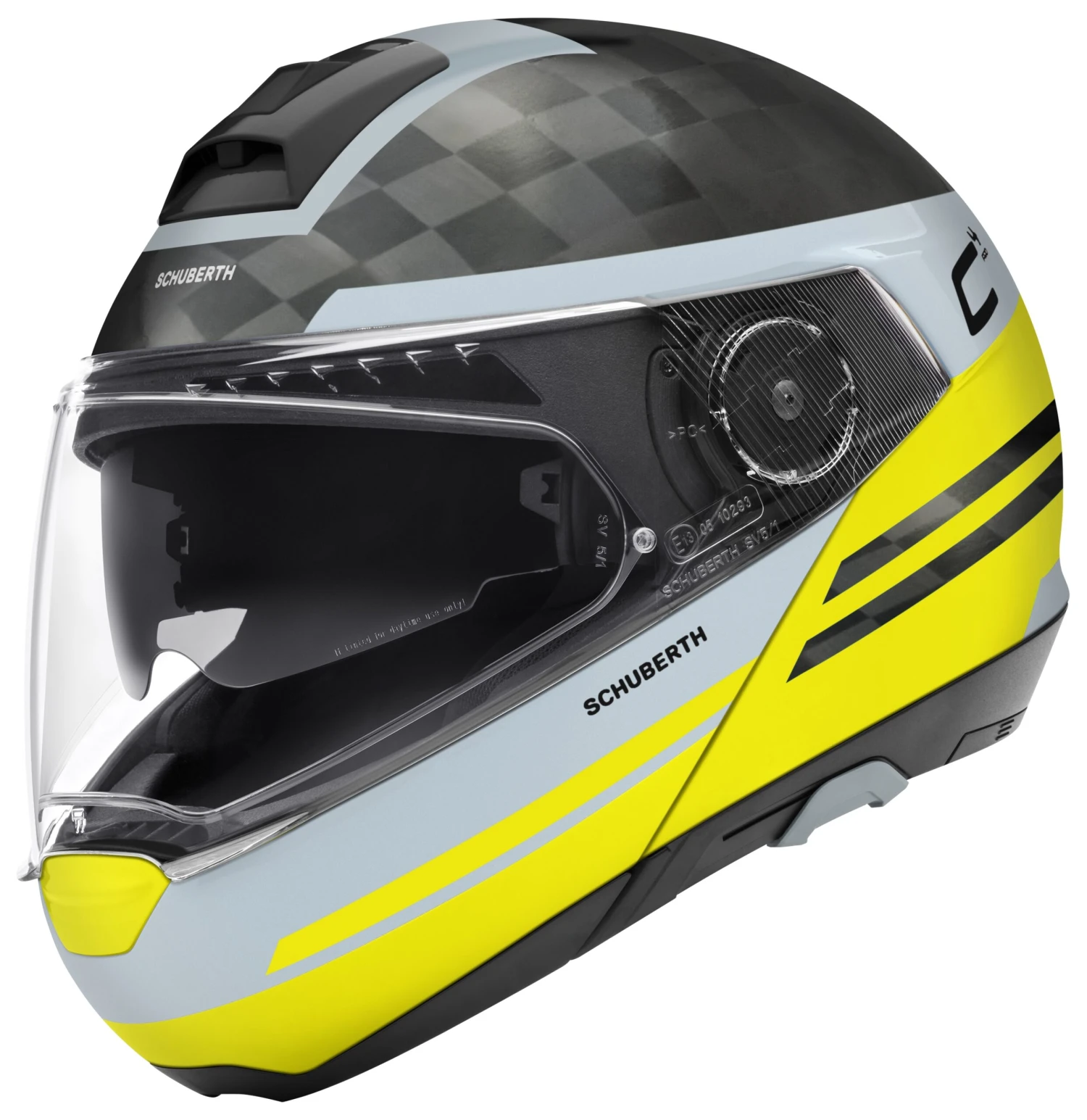 Schuberth C4 Pro Carbon Tempest Helmet Schuberth C4 Pro Carbon Tempest Helmet -Revzilla Motorcycle Shop schuberth c4 pro carbon tempest helmet yellow 1 scaled