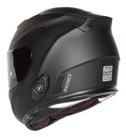 Sedici Strada II Parlare Bluetooth Helmet 9 Sedici Strada II Parlare Bluetooth Helmet -Revzilla Motorcycle Shop sedici strada2 parlare helmet matte black 4
