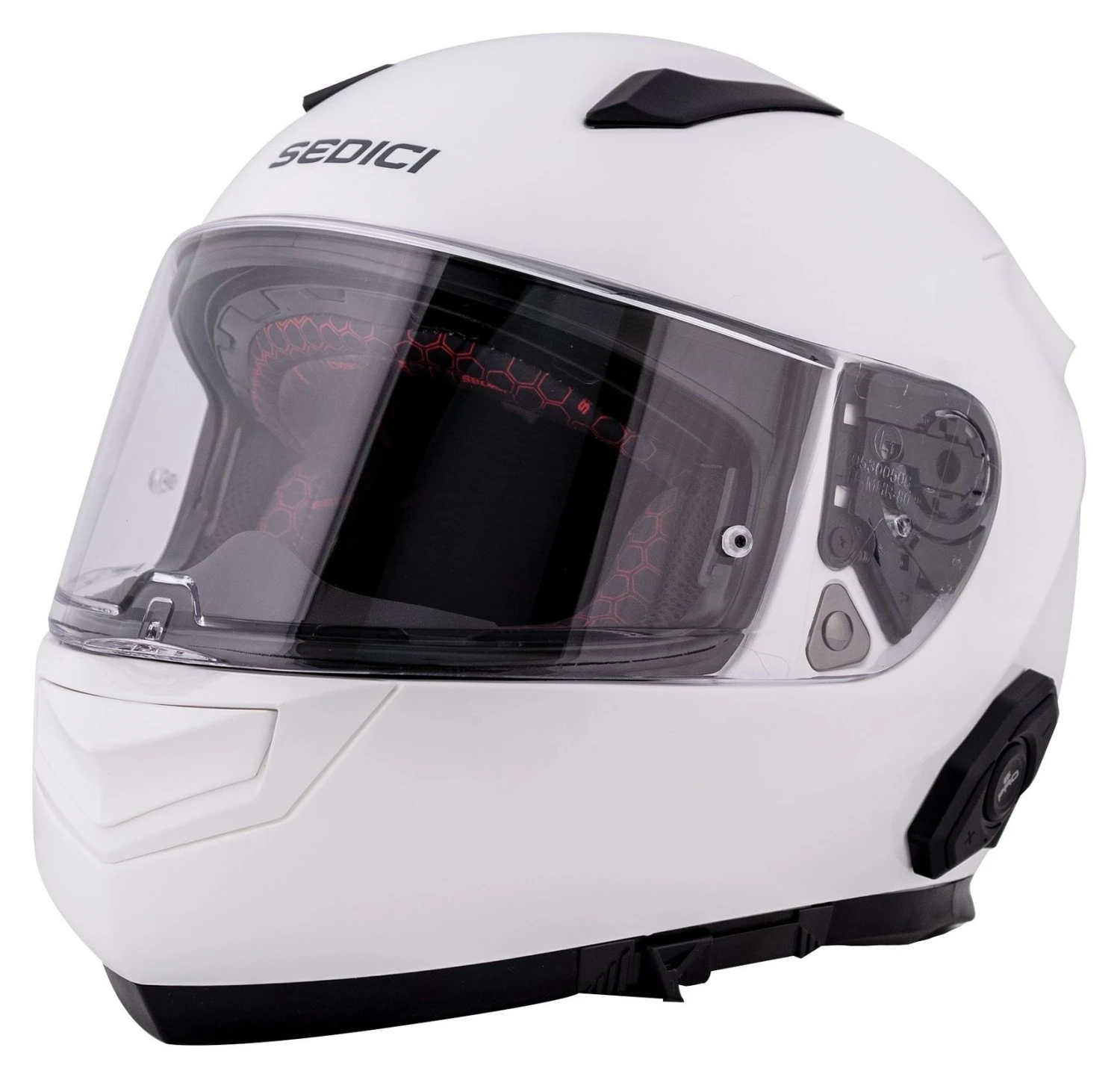 Sedici Strada II Parlare Bluetooth Helmet Sedici Strada II Parlare Bluetooth Helmet -Revzilla Motorcycle Shop sedici strada ii parlare bluetooth helmet white