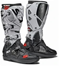 SIDI Crossfire 3 SRS Boots -Revzilla Motorcycle Shop sidi boots crossfire sr black ash