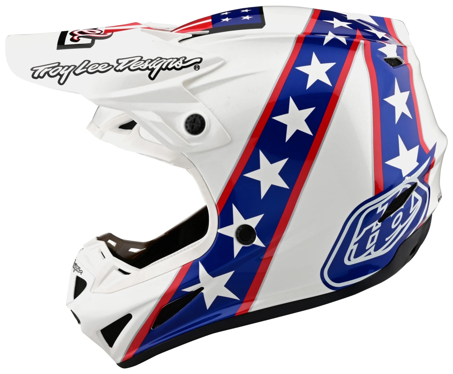 Troy Lee Designs SE4 Evel Knievel Helmet (XS) Troy Lee Designs SE4 Evel Knievel Helmet (XS) -Revzilla Motorcycle Shop troy lee designs se4 evel knievel helmet 1 scaled