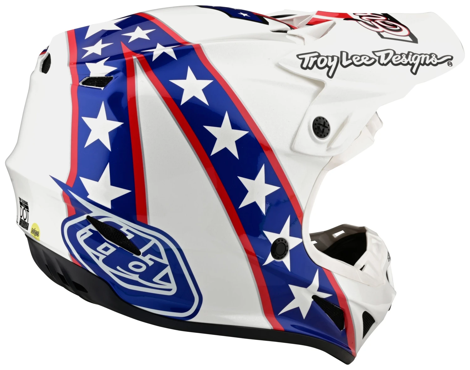Troy Lee Designs SE4 Evel Knievel Helmet (XS) Troy Lee Designs SE4 Evel Knievel Helmet (XS) -Revzilla Motorcycle Shop troy lee designs se4 evel knievel helmet 4 scaled