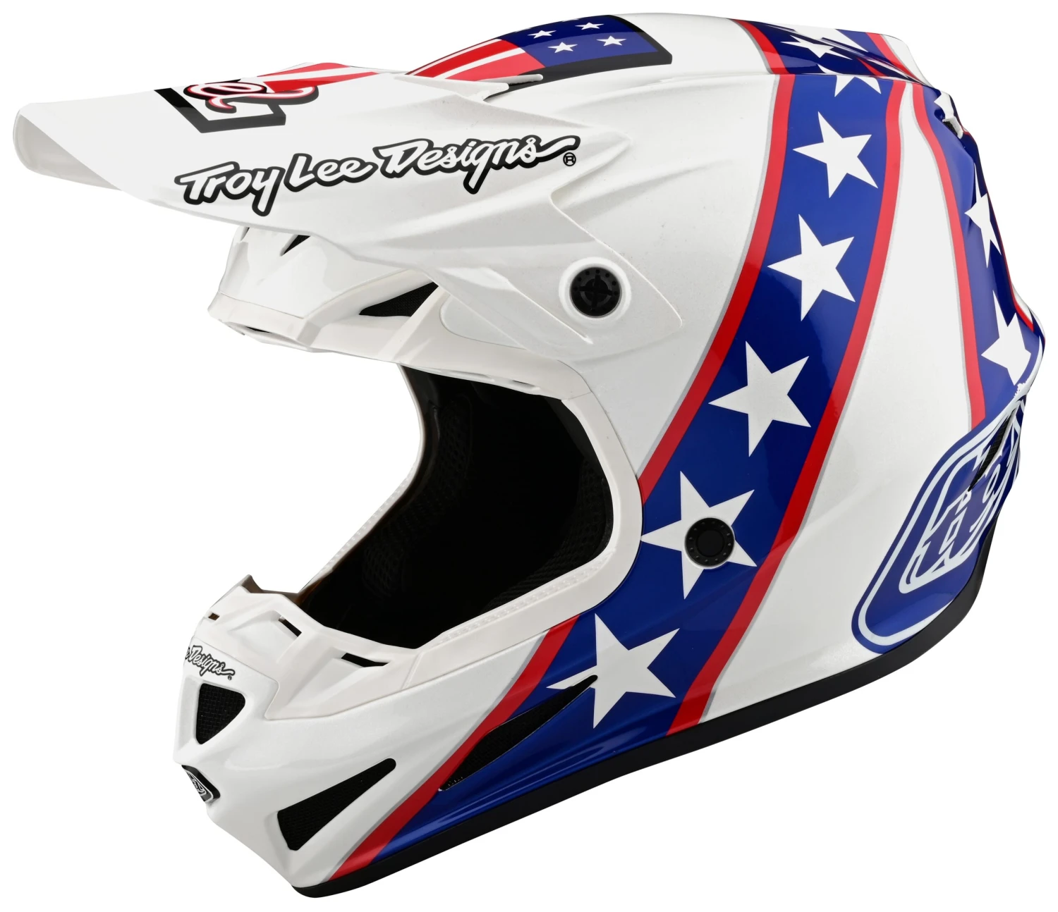 Troy Lee Designs SE4 Evel Knievel Helmet (XS) Troy Lee Designs SE4 Evel Knievel Helmet (XS) -Revzilla Motorcycle Shop troy lee designs se4 evel knievel helmet scaled