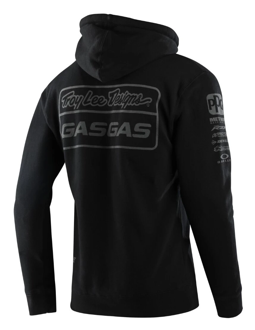 Troy Lee Gas Gas Team Hoody Troy Lee Designs Troy Lee Gas Gas Team Hoody -Revzilla Motorcycle Shop troy lee gas gas team hoody black 1